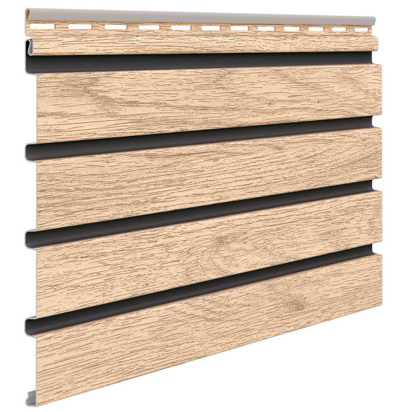Fasádní obklad - WOOD SIDING SVP-B6 FRONTO V-BLACK - 57 světlý dub / 2,95 m Fasádní obklad - WOOD SIDING SVP-B6 FRONTO V-BLACK - 57 světlý dub / 2,95 m