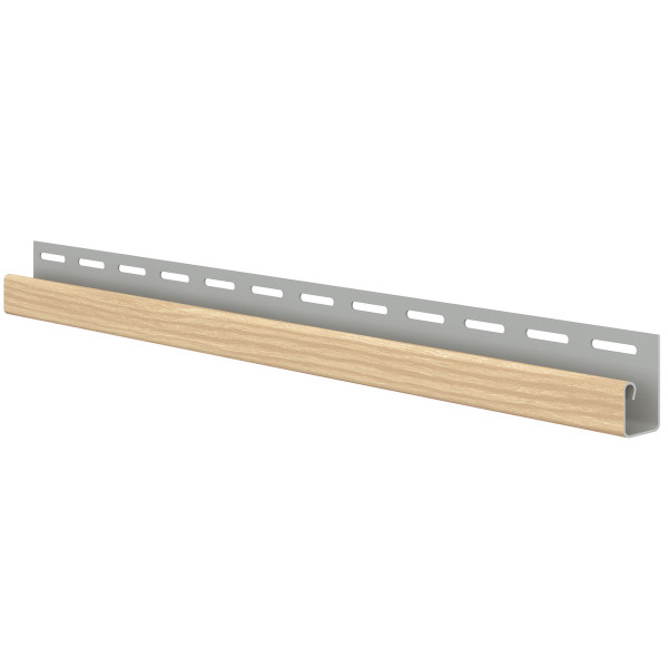 Ukončovací J-profil WOOD SIDING SV-15 - balancovaný dub Ukončovací J-profil WOOD SIDING SV-15 - balancovaný dub