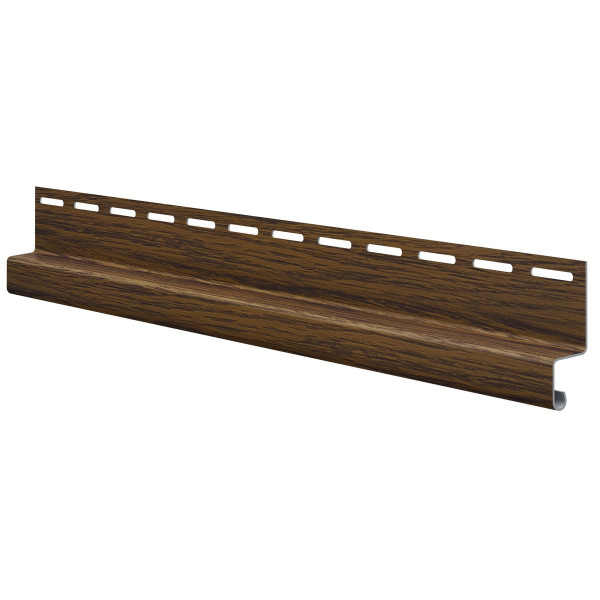 Okapový profil WOOD SIDING SV-16 - ořech Okapový profil WOOD SIDING SV-16 - ořech