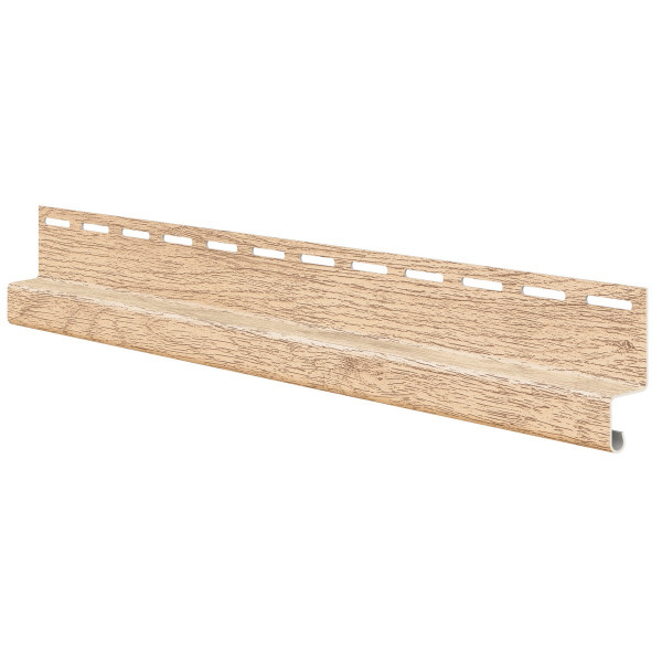Okapový profil WOOD SIDING SV-16 - světlý dub Okapový profil WOOD SIDING SV-16 - světlý dub