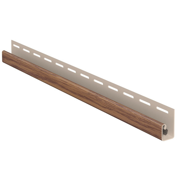 Ukončovací J-profil WOOD SIDING SV-15 - 56 zlatý dub / 3,05 m Ukončovací J-profil WOOD SIDING SV-15 - 56 zlatý dub / 3,05 m