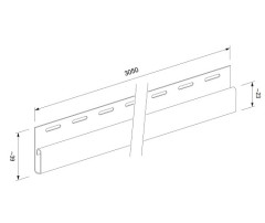 Lemovací profil DECO SIDING SV-14 - světle zelená Lemovací profil DECO SIDING SV-14 - světle zelená