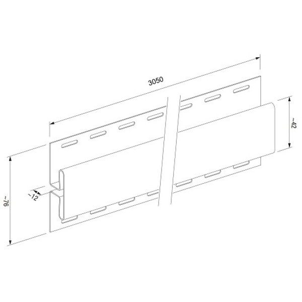 Spojovací H-profil DECO SIDING - SV-18 - béžová Spojovací H-profil DECO SIDING - SV-18 - béžová