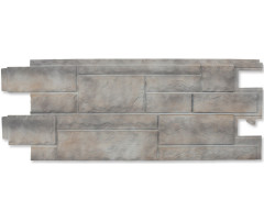 Fasádní obklad - panel NOVIK Hand Cut Stone - Smoke White