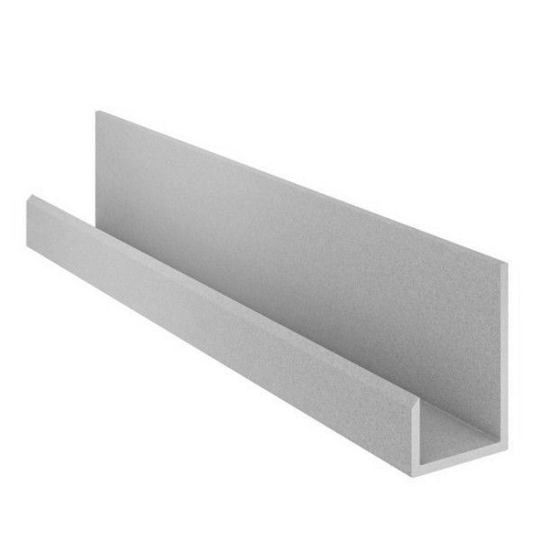 Zakládací J profil ALU KERRADECO A1 - Silver / 2,7 m Zakládací J profil ALU KERRADECO A1 - Silver / 2,7 m