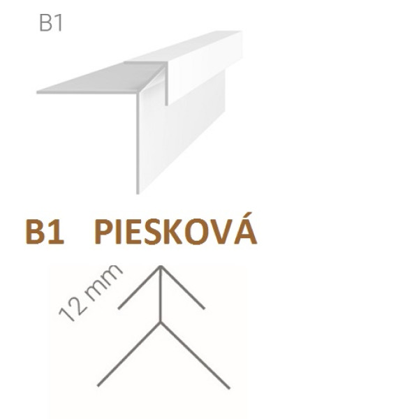 Vonkajší rohový profil Vilo B1 - piesková /2,7 m Vonkajší rohový profil Vilo B1 - piesková /2,7 m