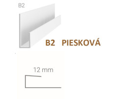 Lemovací profil Vilo B2 – piesková /2,7 m Lemovací profil Vilo B2 – piesková /2,7 m