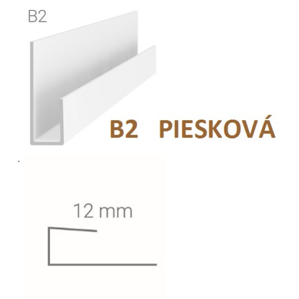 Lemovací profil Vilo B2 – piesková /2,7 m Lemovací profil Vilo B2 – piesková /2,7 m