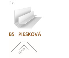Vnútorný rohový profil – Vilo – B5 – piesková / 2,7m Vnútorný rohový profil – Vilo – B5 – piesková / 2,7m