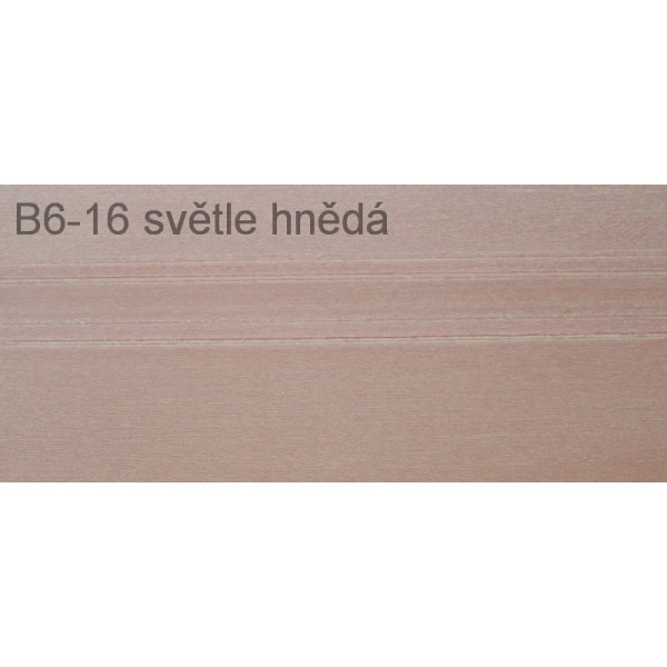 Univerzálna začisťovacia lišta Vilo B6 - 16 svetlo-hnedá/3m x 50mm