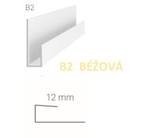 Lemovací profil Vilo B2 – bežová / 2,7 m Lemovací profil Vilo B2 – bežová / 2,7 m