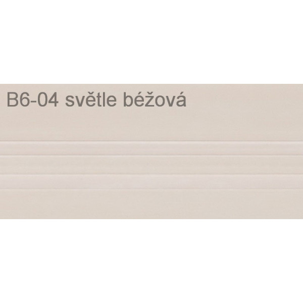 Univerzálna začisťovacia lišta Vilo B6 - 04 svetlobéžová /3m x 50mm Univerzálna začisťovacia lišta Vilo B6 - 04 svetlobéžová /3m x 50mm