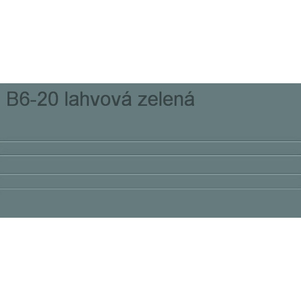 Univerzálna začisťovacia lišta Vilo B6 - 20 tmavozelená /3m x 50mm Univerzálna začisťovacia lišta Vilo B6 - 20 tmavozelená /3m x 50mm