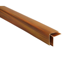 Vnější rohový profil - COLOR - zlatý dub / teak