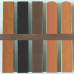 Držák plotového pole pro zakrývací profil Modular 40x40 mm - Bílý Držák plotového pole pro zakrývací profil Modular 40x40 mm - Bílý