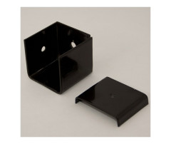 Držák plotového pole pro zakrývací profil Modular 40x40 mm - Palisandr Držák plotového pole pro zakrývací profil Modular 40x40 mm - Palisandr