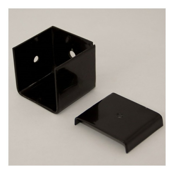 Držák plotového pole pro zakrývací profil Modular 40x40 mm - Palisandr Držák plotového pole pro zakrývací profil Modular 40x40 mm - Palisandr