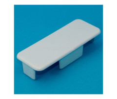Rovná krytka - Plotovka MODULAR 80x32mm - BIELA Rovná krytka - Plotovka MODULAR 80x32mm - BIELA