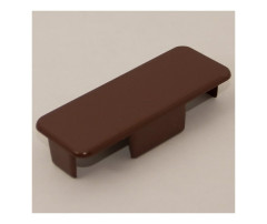 Rovná krytka - Plotovka MODULAR 80x32mm - ORECH Rovná krytka - Plotovka MODULAR 80x32mm - ORECH