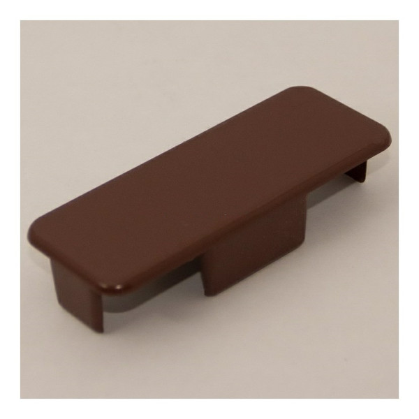 Rovná krytka - Plotovka MODULAR 80x32mm - ORECH Rovná krytka - Plotovka MODULAR 80x32mm - ORECH