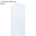 Oblúková krytka - Plotovka MODULAR 80x32mm - BIELA Oblúková krytka - Plotovka MODULAR 80x32mm - BIELA