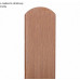 Oblúková krytka - Plotovka MODULAR 80x32mm - ZLATÝ DUB - Fólia Oblúková krytka - Plotovka MODULAR 80x32mm - ZLATÝ DUB - Fólia
