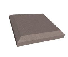 Krytka plotového sloupku DuoFuse DF1C11 - hnědá wenge (WB) Krytka plotového sloupku DuoFuse DF1C11 - hnědá wenge (WB)