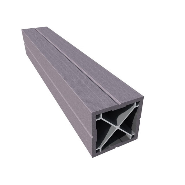 Plotový sloupek  DuoFuse DF1P90 - hnědá wenge (WB) - 3 m